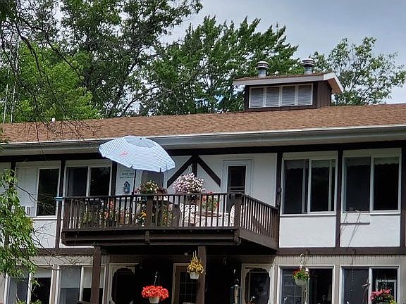 View from back yard.