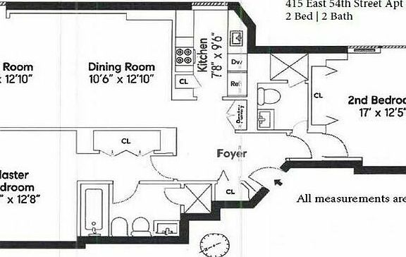 2nd image of 415 E 54th St APT 14F
