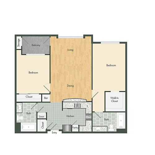 Floor plan B3