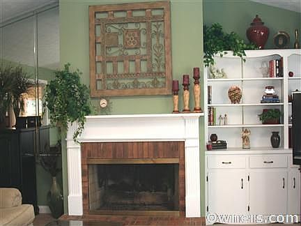 Great room with gas log fireplace