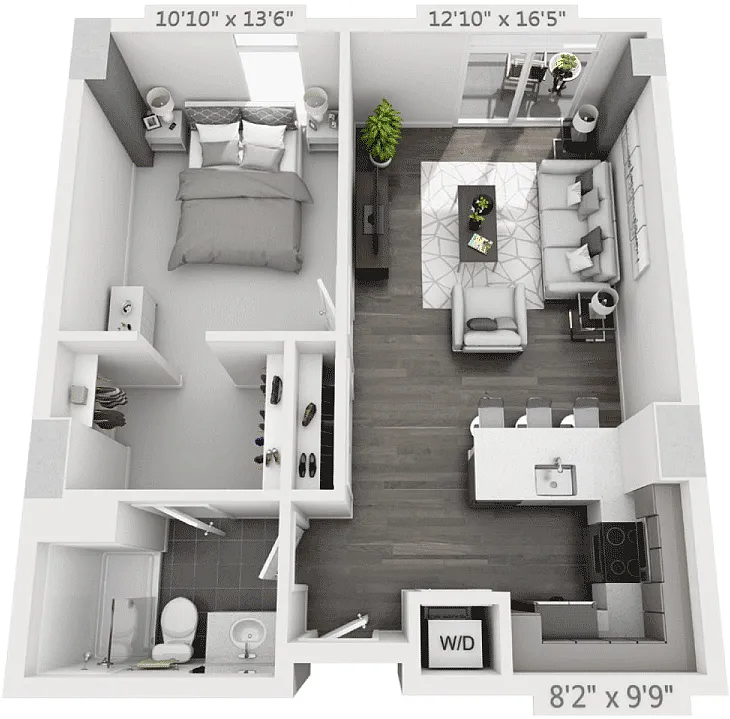 Floor plan A13