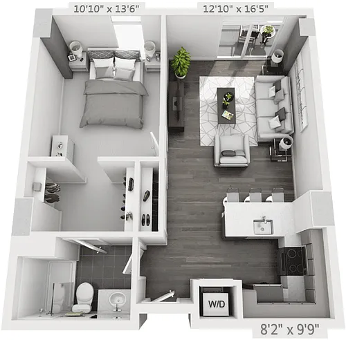 Floor plan A13