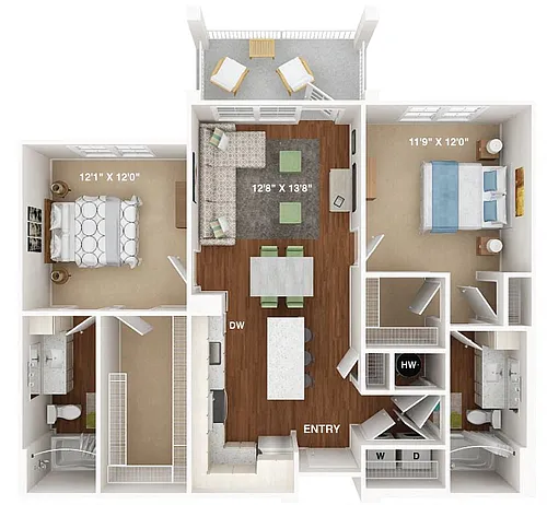 Floor plan B2A