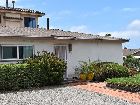 Front of unit with parking