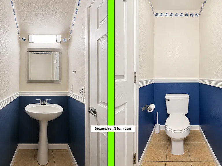 Half bathroom (1st floor)