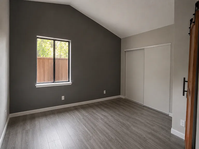 master bedroom with bathroom connected