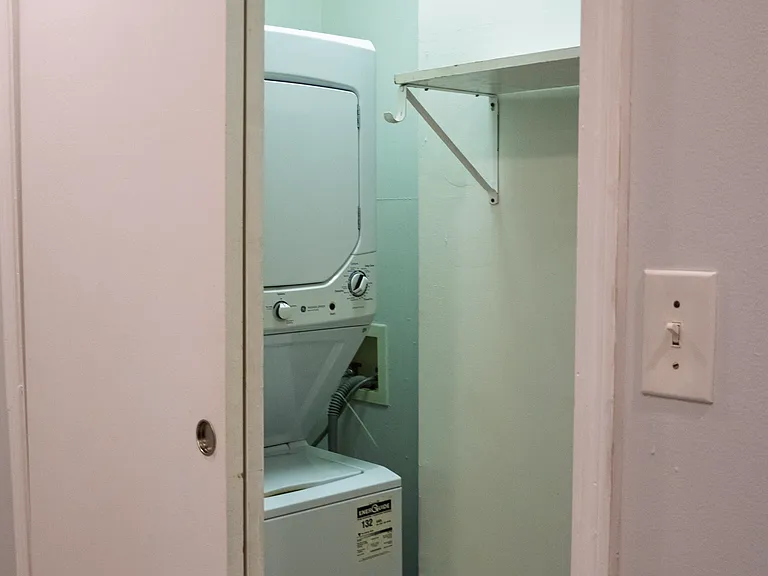 Washer and Dryer in pantry