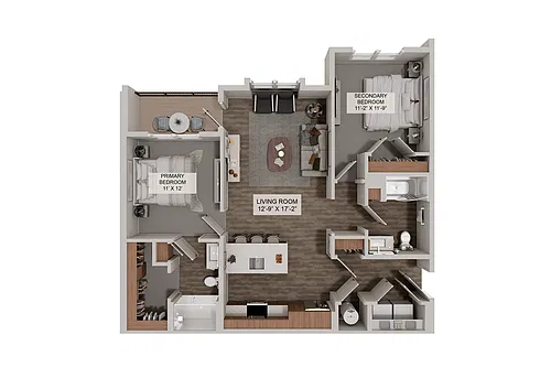 Floor plan The Valley Premier (B1B)