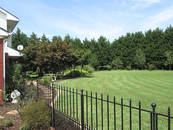 Large yard on corner lot.