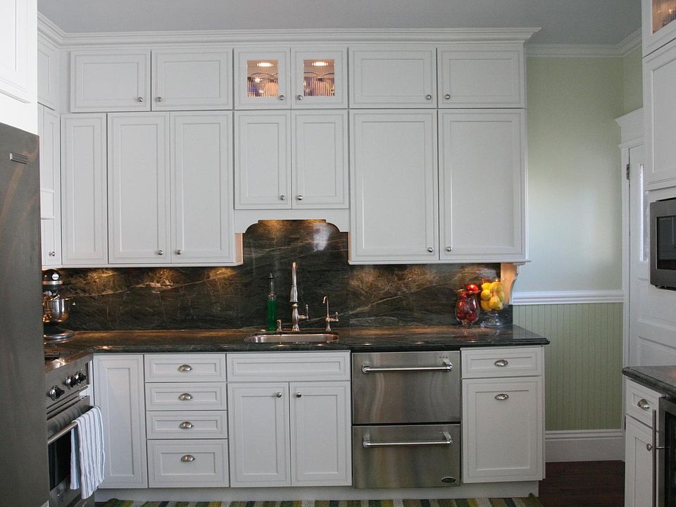 All stainless steel appliances.