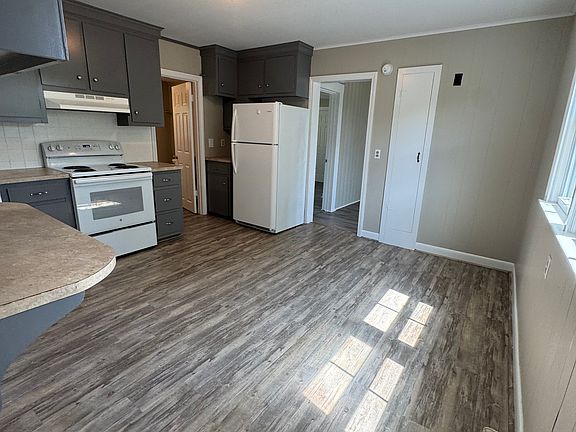 View of kitchen from entrance
