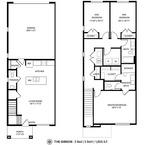 Floor plan Gibson