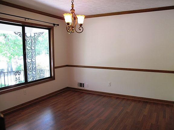 Dining room is a great size and is separate but open to the living room and foyer