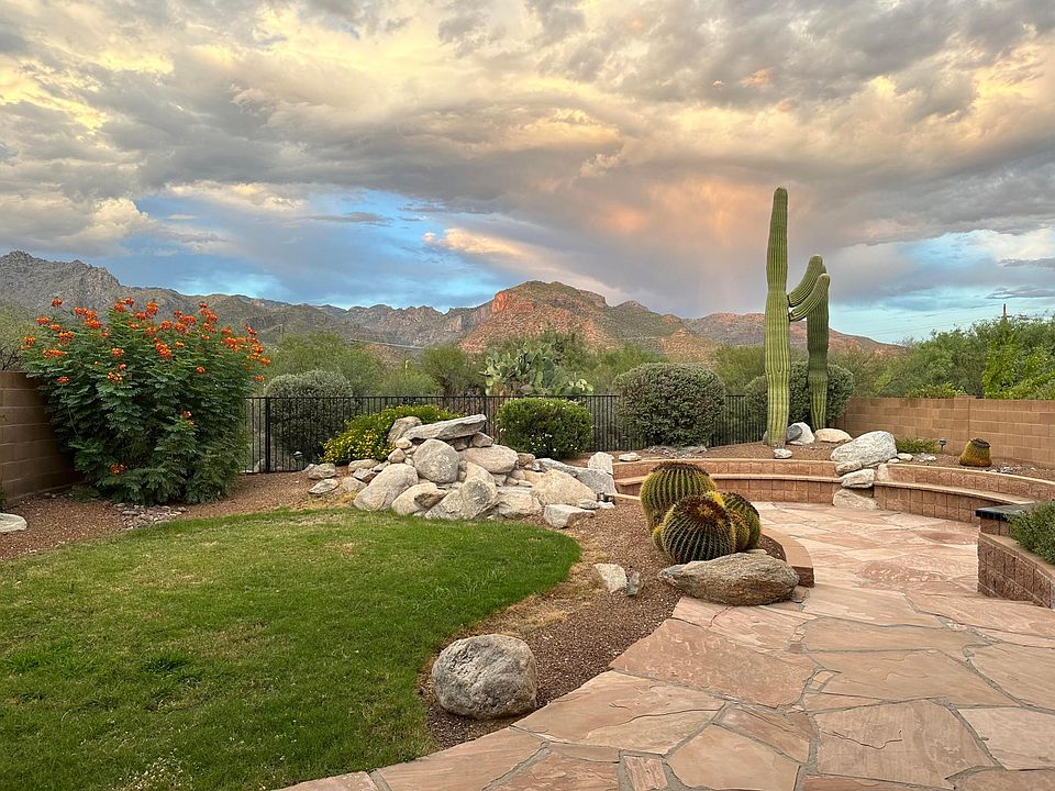 Backyard with gorgeous views