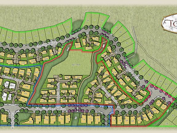 Toscano Site Map