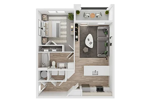 Floor plan A1-B