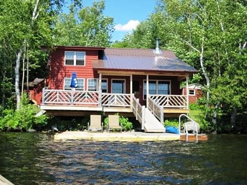Right on the water's edge