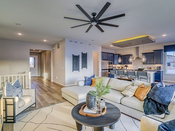 The spacious gathering room is perfectly suited for relaxing after a long day.