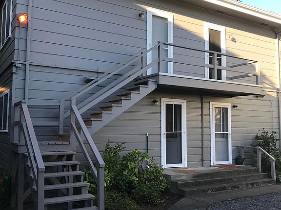 Back door to the unit with access to the common yard.