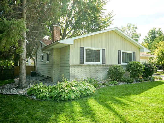 The sellers updated the landscaping around the home in 2016.