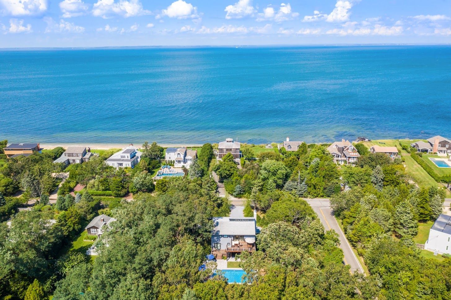 Across from the water