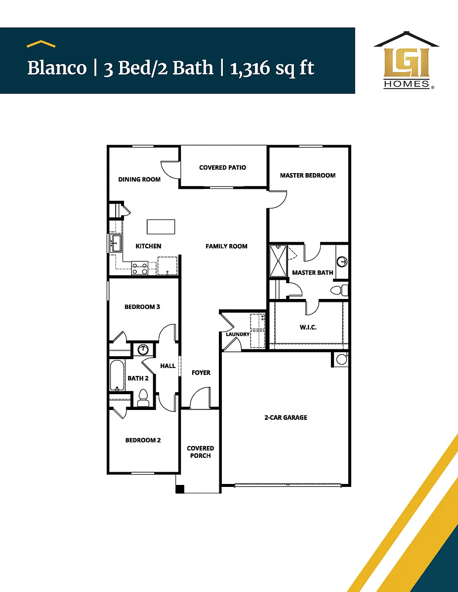 Floor plan Blanco