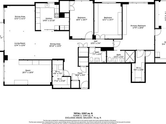 3rd image of 1400 Hermann Dr #9AH