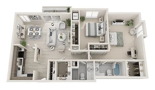 Floor plan 2BSR