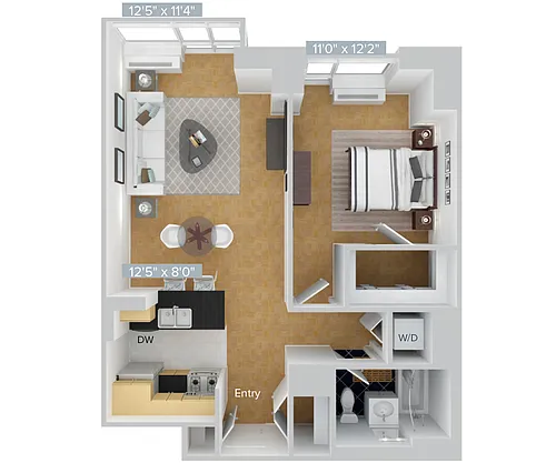 Floor plan A3-702-upgrade