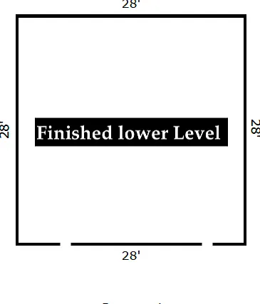 lower level basic floor plan