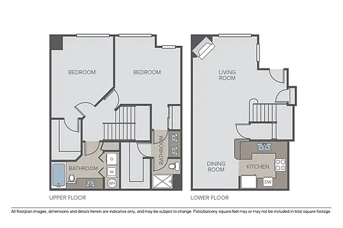 Floor plan Sorrento Townhome