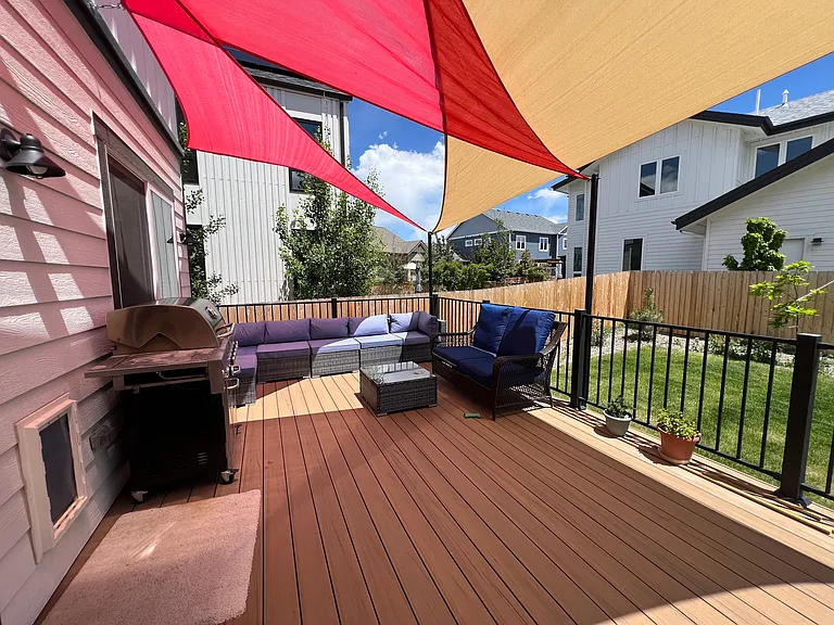 Backyard patio
