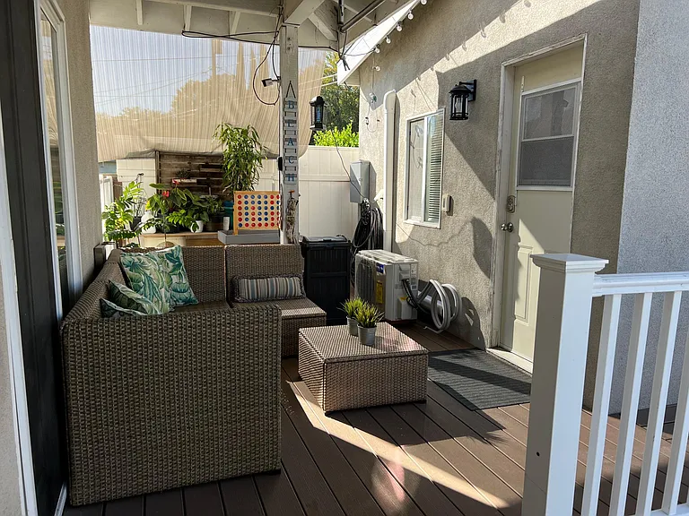 patio area