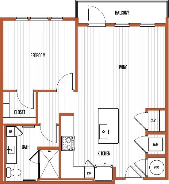 Floor plan The Warren