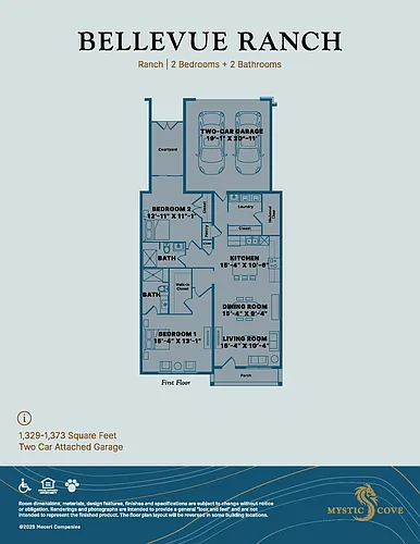 Floor plan Bellevue Ranch
