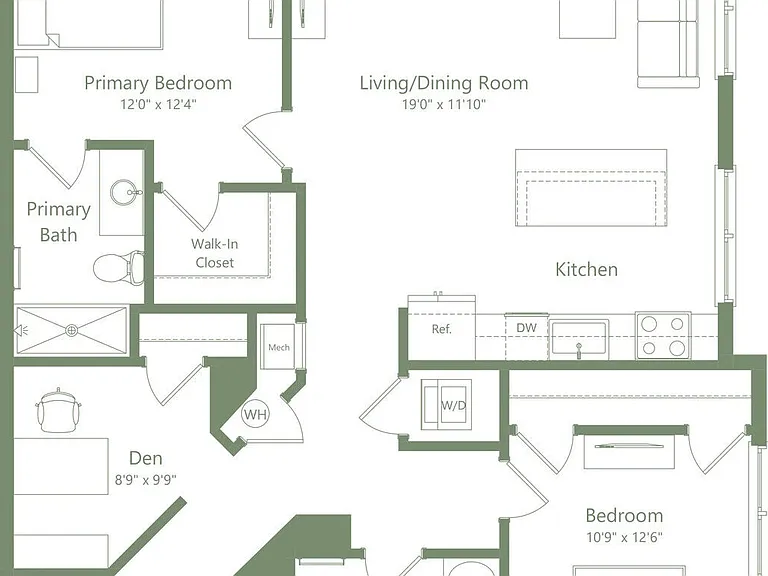 B8.1 floor plan Enclave at Raritan