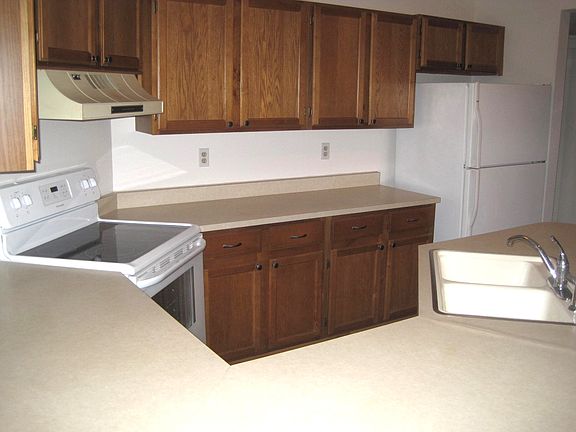 Open kitchen area