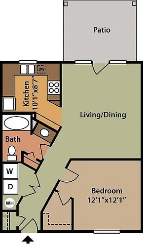 Floor plan Greenbrier