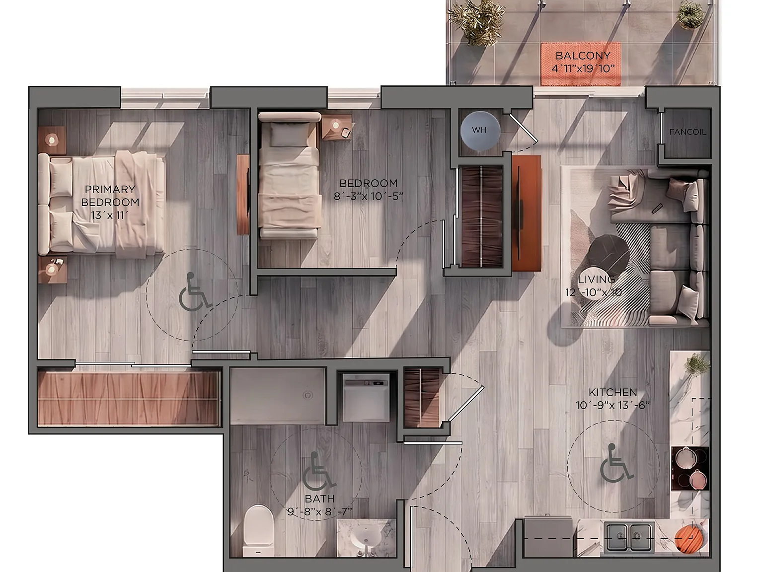 2 bed, $1,975 — Photo 3