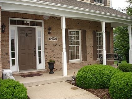 Inviting front porch