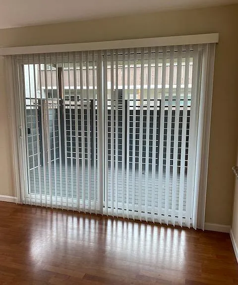 Patio off living room
