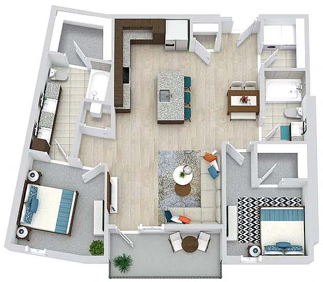Floor plan Rendon