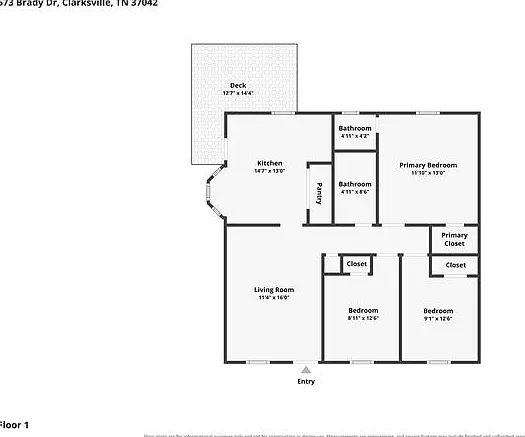 3 bed, 1.5 bath, 919 sqft, $1,445 — Photo 2