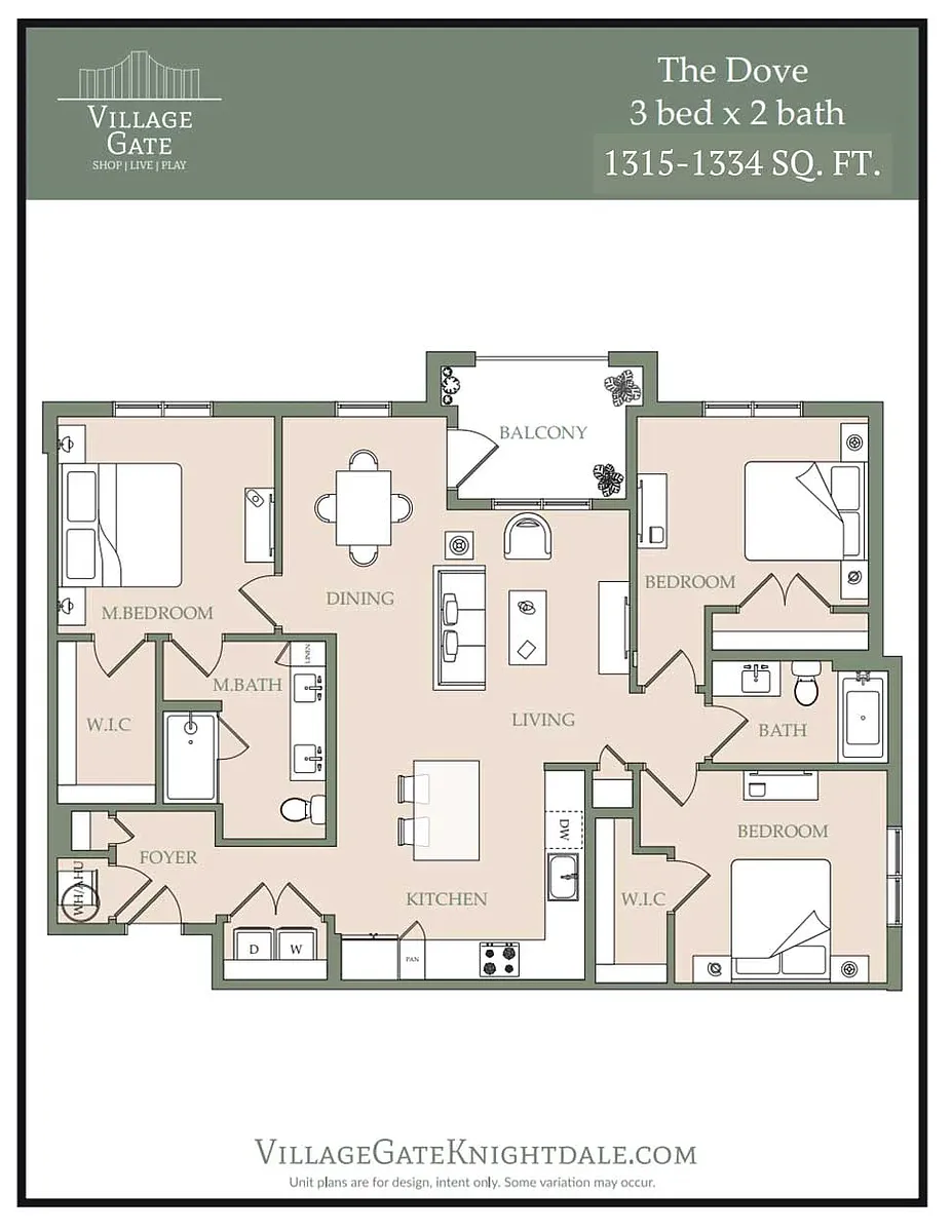 Floor plan The Dove