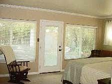 Master Bedroom with Walls of Glas