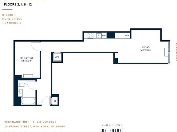 2nd image of 20 Broad St #1011