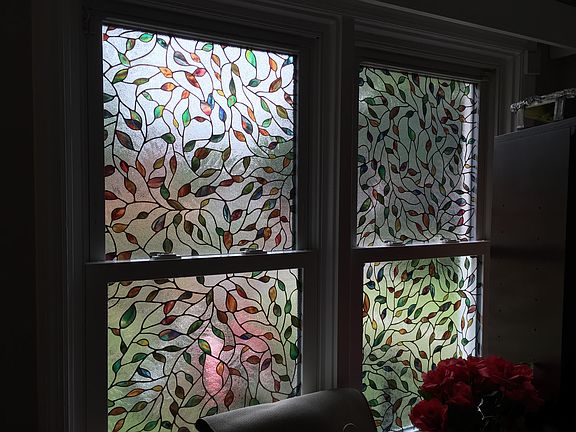 Decorative privacy windows 