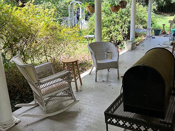 Front porch under roof