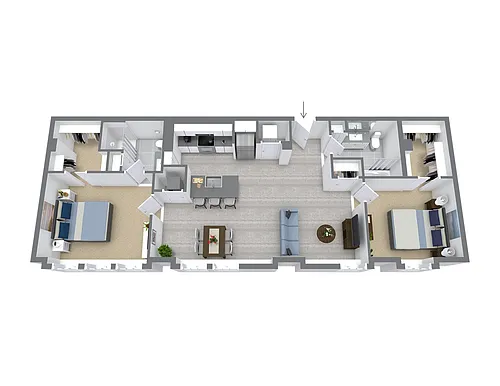 Floor plan D4