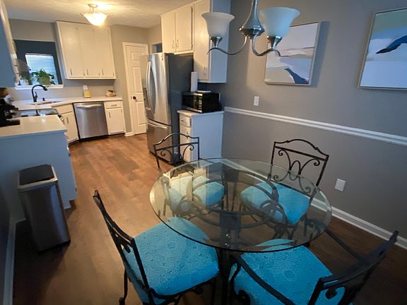 Dining room- Spacious dine-in kitchen.